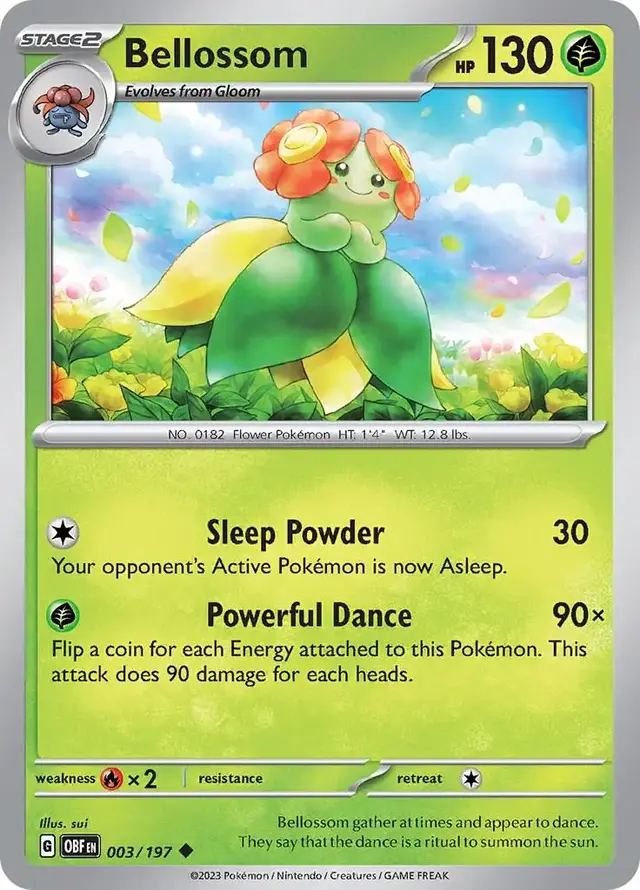 Bellossom - Pokemon Obsidian Flames #3