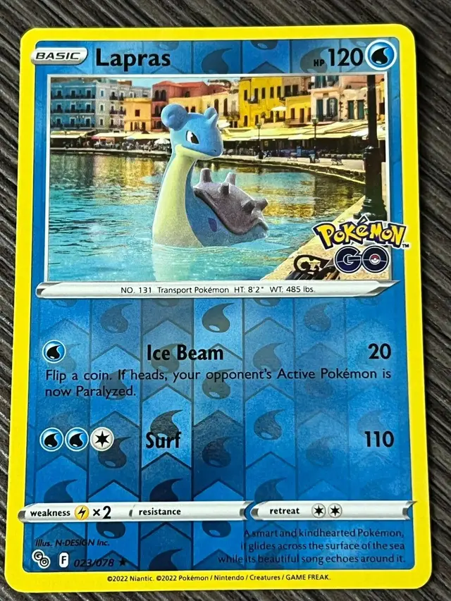 Lapras [Reverse Holo] - Pokemon Go #23