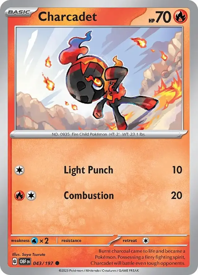 Charcadet - Pokemon Obsidian Flames #43