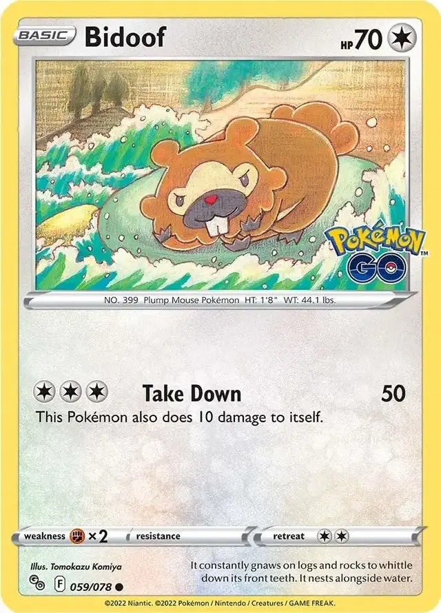 Bidoof - Pokemon Go #59