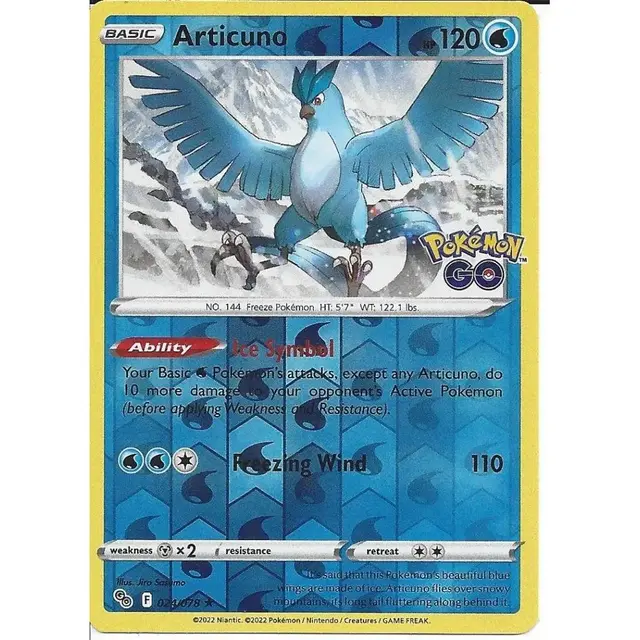 Articuno [Reverse Holo] - Pokemon Go #24