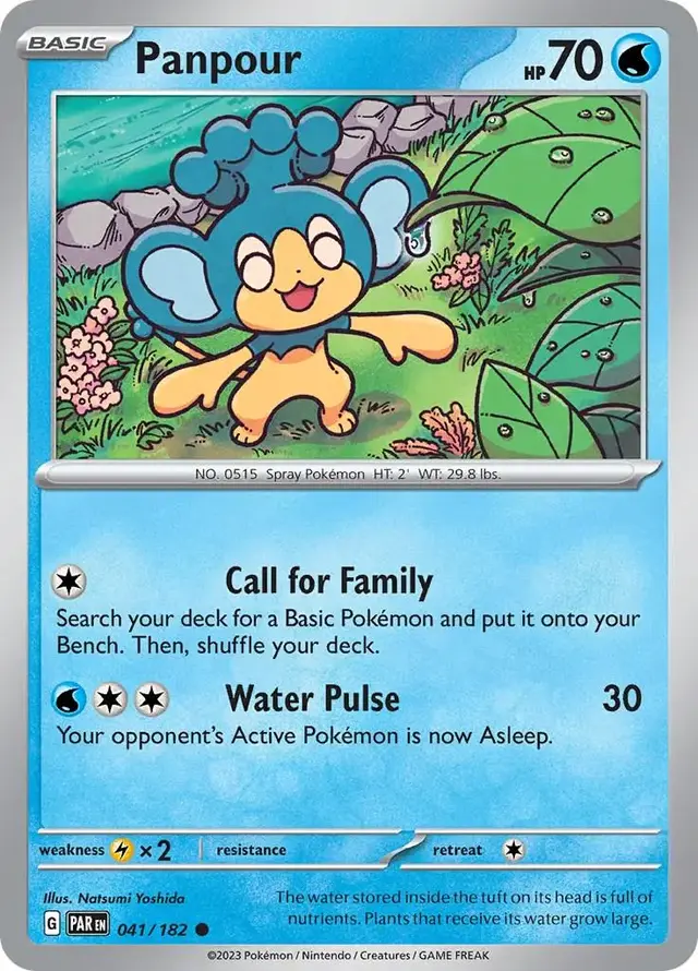 Panpour - Pokemon Paradox Rift #41