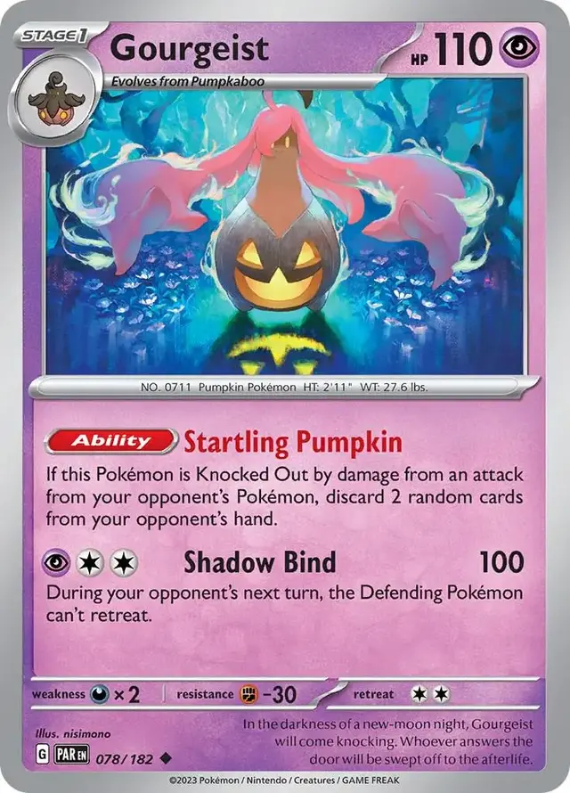Gourgeist #78 - Pokemon Paradox Rift