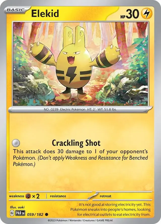 Elekid #59 - Pokemon Paradox Rift