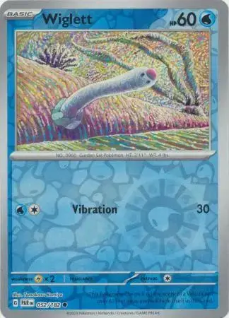 Wiglett [Reverse Holo] - Pokemon Paradox Rift #52