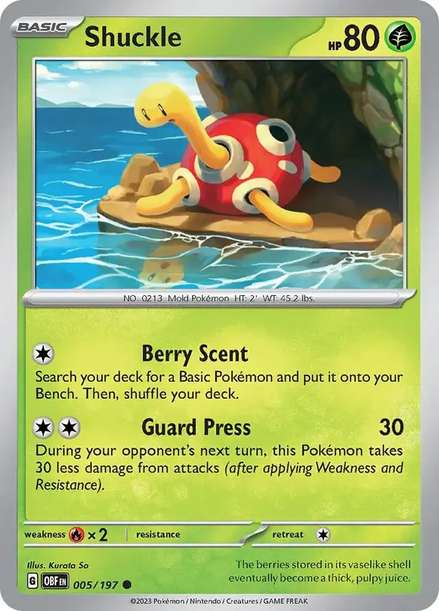Shuckle - Pokemon Obsidian Flames #5