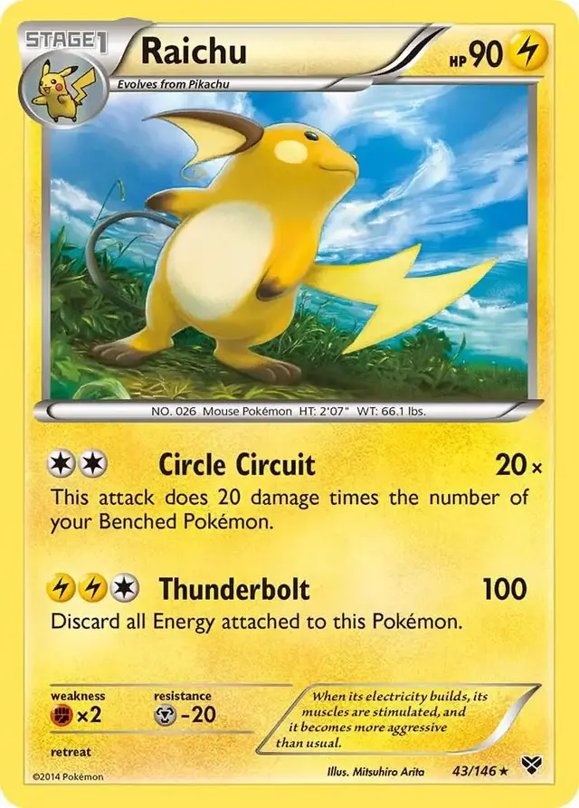 Raichu - Pokemon XY #43