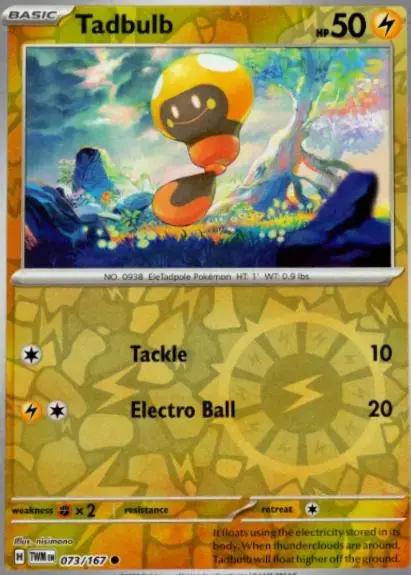 Tadbulb [Reverse Holo] - Pokemon Twilight Masquerade #73