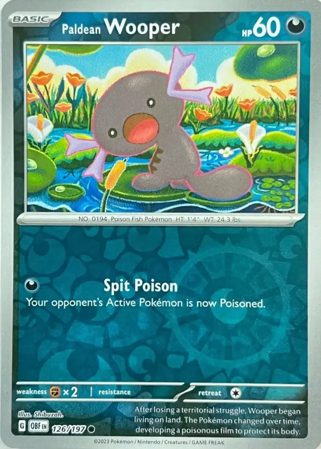 Paldean Wooper [Reverse Holo]