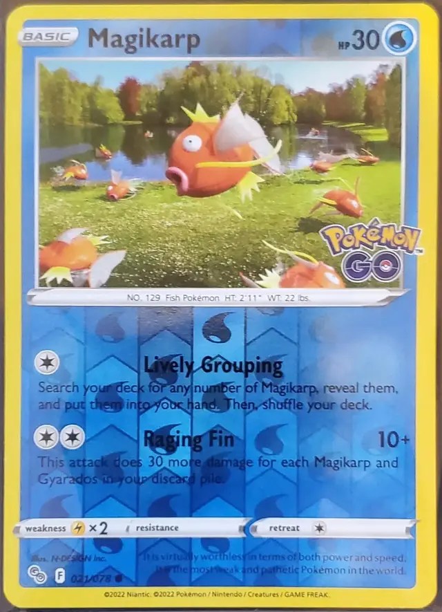 Magikarp [Reverse Holo] - Pokemon Go #21