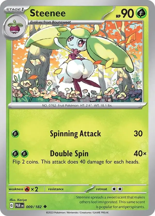 Steenee #9 - Pokemon Paradox Rift