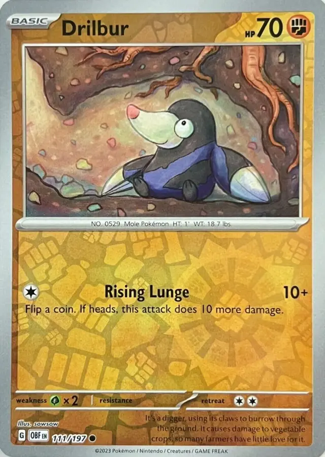 Drilbur [Reverse Holo]