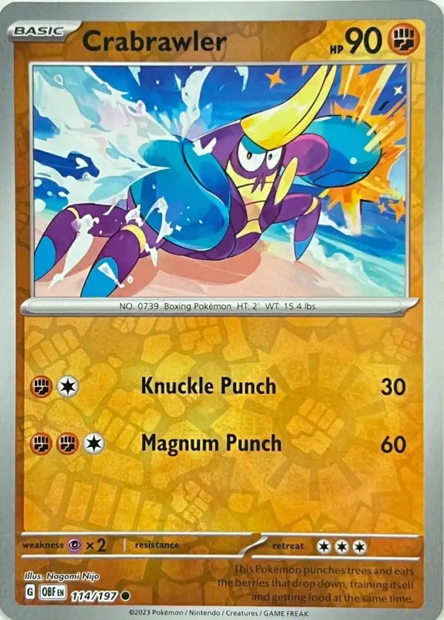 Crabrawler [Reverse Holo]