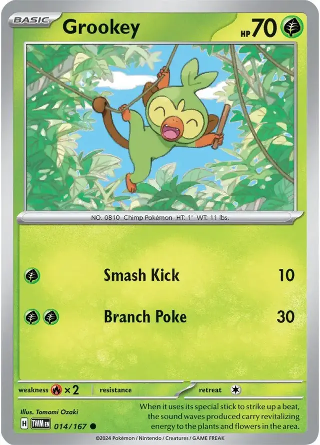 Grookey - Pokemon Twilight Masquerade #14