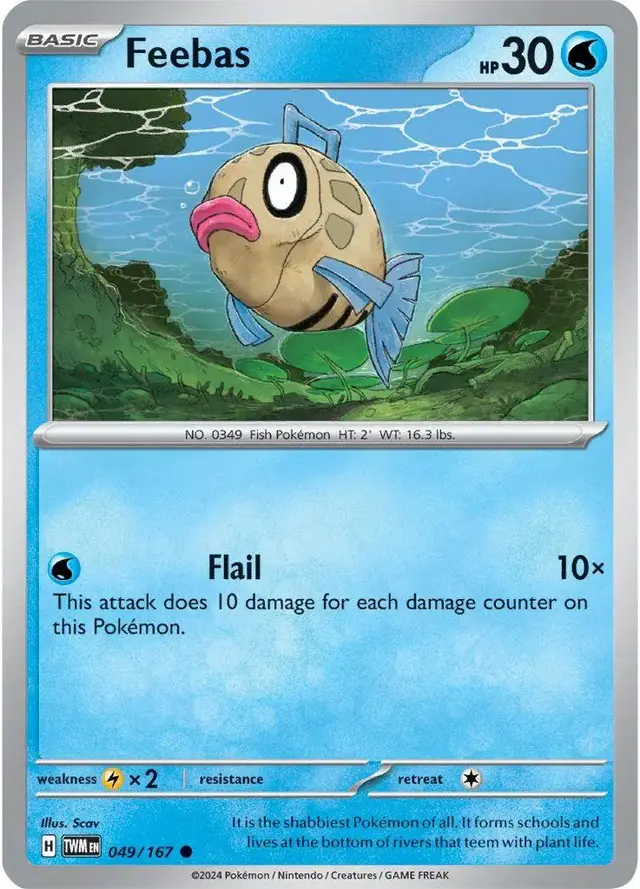 Feebas - Pokemon Twilight Masquerade #49