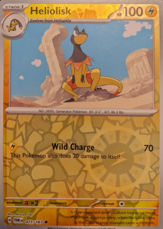 Heliolisk [Reverse Holo] - Pokemon Twilight Masquerade #71