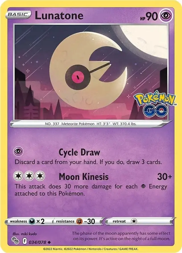 Lunatone - Pokemon Go #34