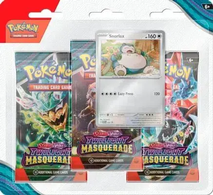 3 Pack Blister [Snorlax]