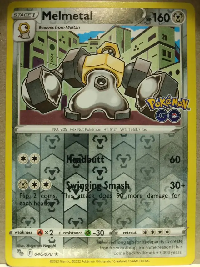 Melmetal [Reverse Holo] - Pokemon Go #46