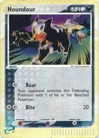 Houndour [Reverse Holo] - Pokemon Dragon #59