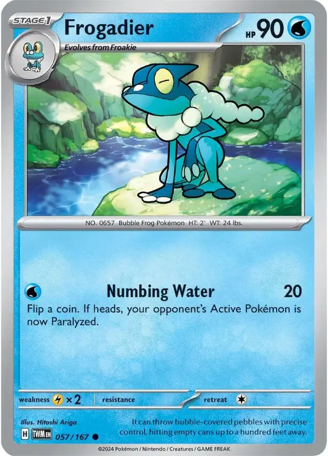 Frogadier - Pokemon Twilight Masquerade #57