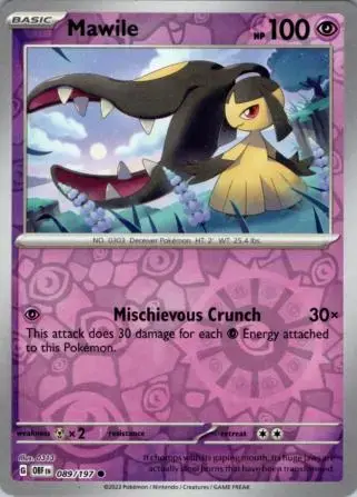 Mawile [Reverse Holo] - Pokemon Obsidian Flames #89