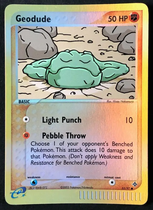 Geodude [Reverse Holo] - Pokemon Dragon #55