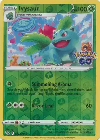 Ivysaur [Reverse Holo] - Pokemon Go #2