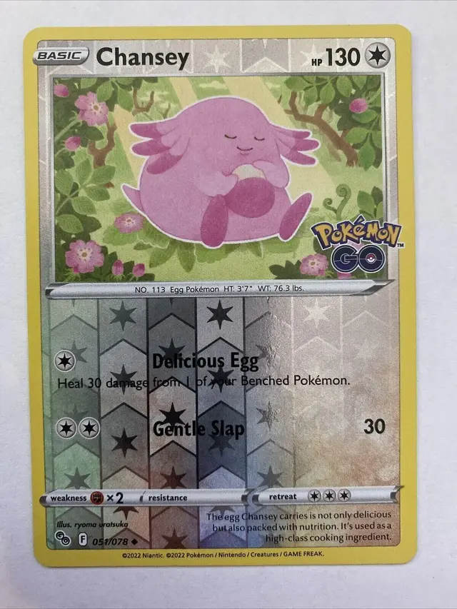 Chansey [Reverse Holo] - Pokemon Go #51