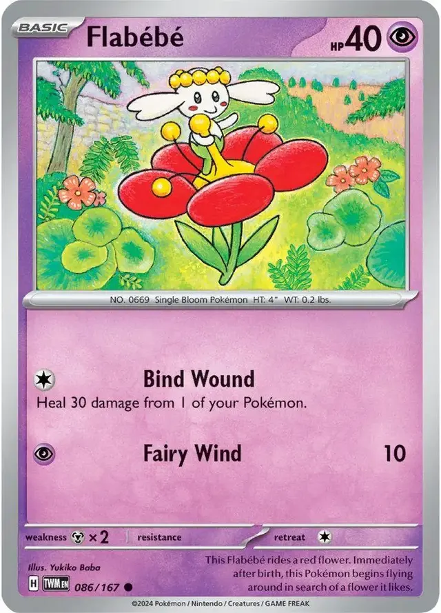 Flabebe - Pokemon Twilight Masquerade #86
