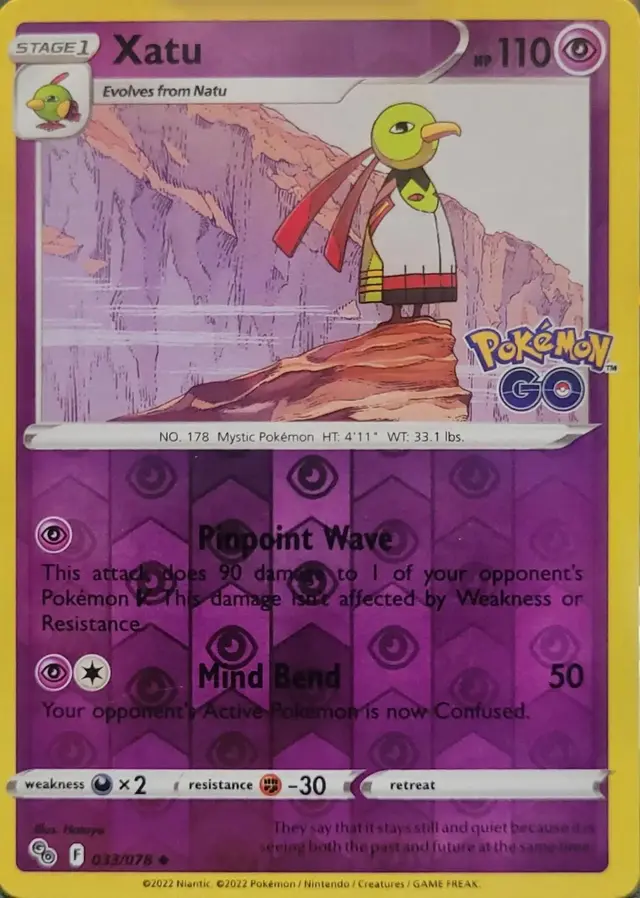 Xatu [Reverse Holo] - Pokemon Go #33