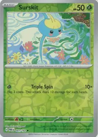 Surskit [Reverse Holo] - Pokemon Paradox Rift #1