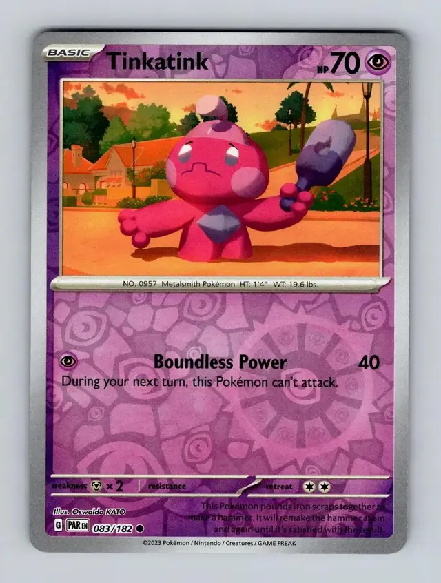 Tinkatink [Reverse Holo] - Pokemon Paradox Rift #83