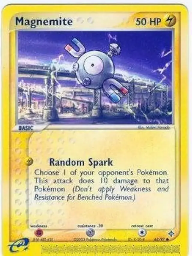 Magnemite [Reverse Holo] - Pokemon Dragon #62