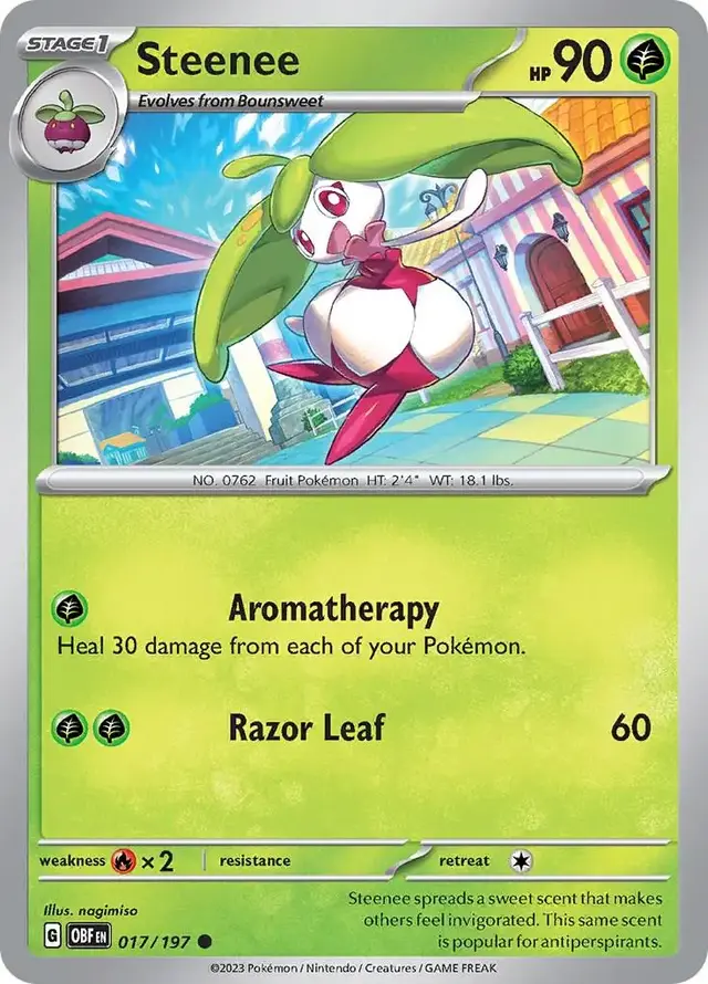 Steenee - Pokemon Obsidian Flames #17