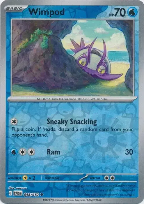 Wimpod [Reverse Holo] - Pokemon Paradox Rift #48
