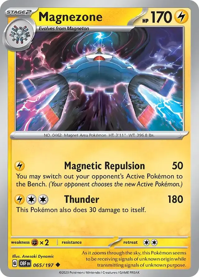 Magnezone - Pokemon Obsidian Flames #65
