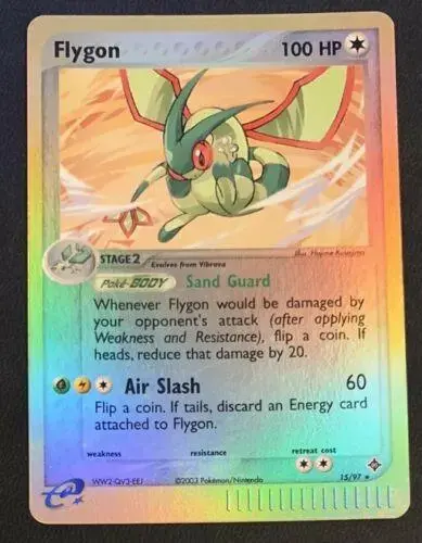 Flygon [Reverse Holo] - Pokemon Dragon #15