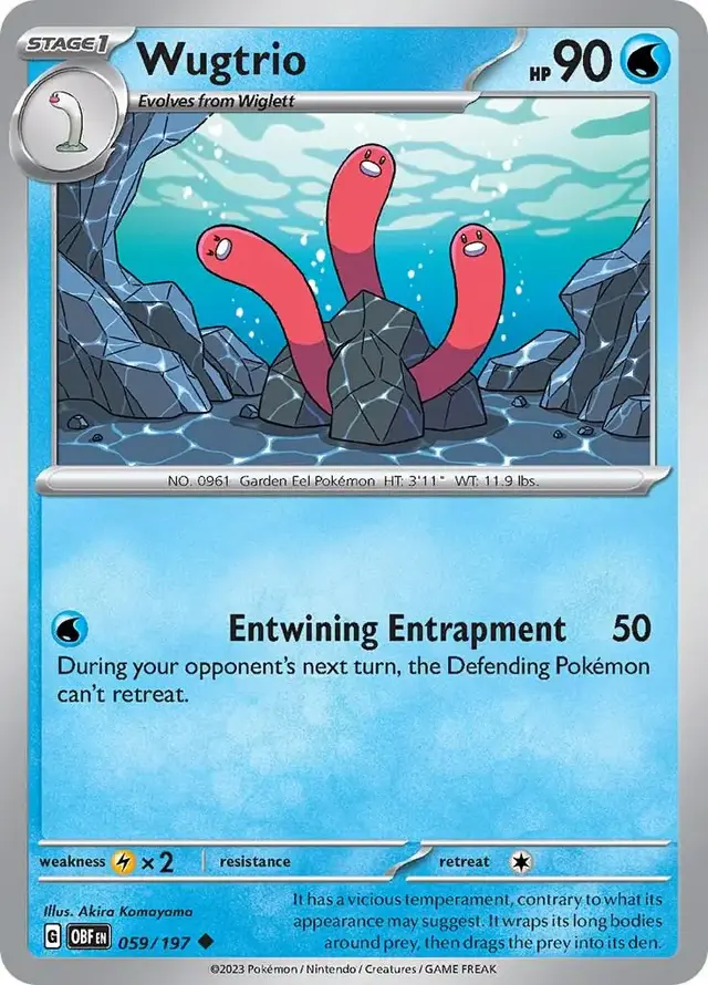 Wugtrio - Pokemon Obsidian Flames #59