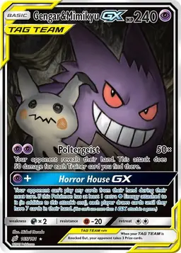 Gengar & Mimikyu GX #165 - Pokemon Team Up