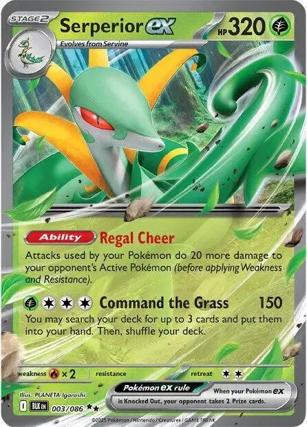 Serperior ex - Pokemon Black Bolt #3