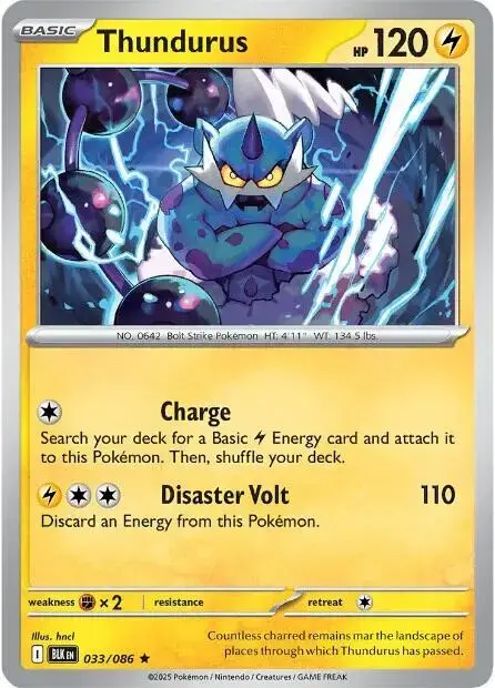 Thundurus - Pokemon Black Bolt #33