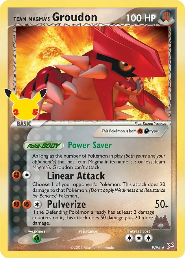 Groudon - Pokemon Team Magma & Team Aqua #9