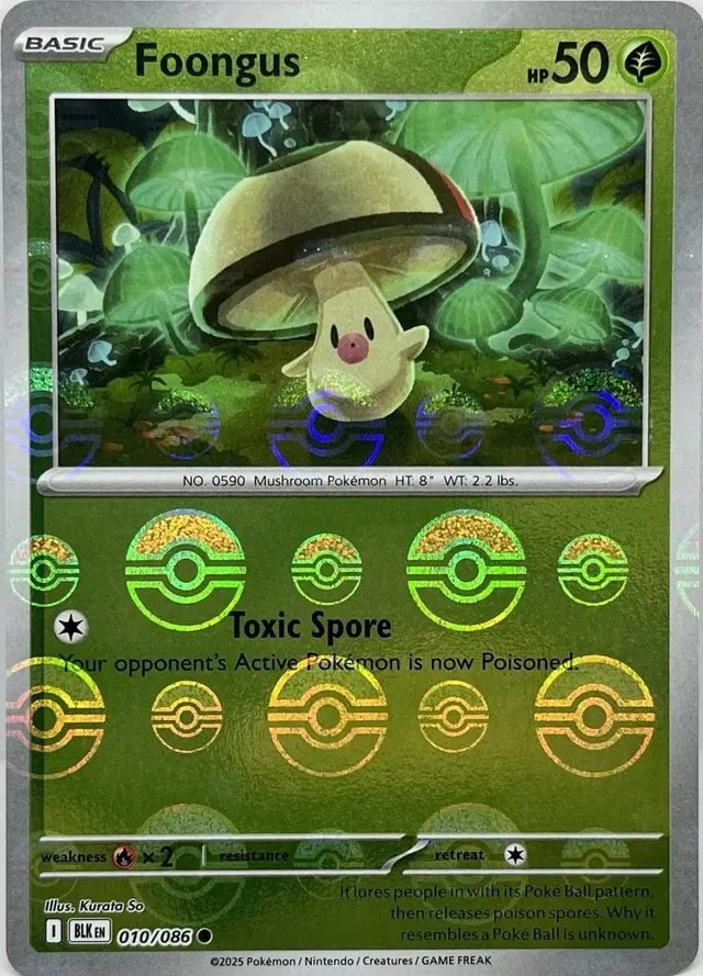 Foongus [Poke Ball] - Pokemon Black Bolt #10