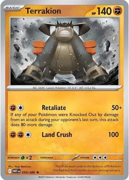 Terrakion - Pokemon White Flare #54