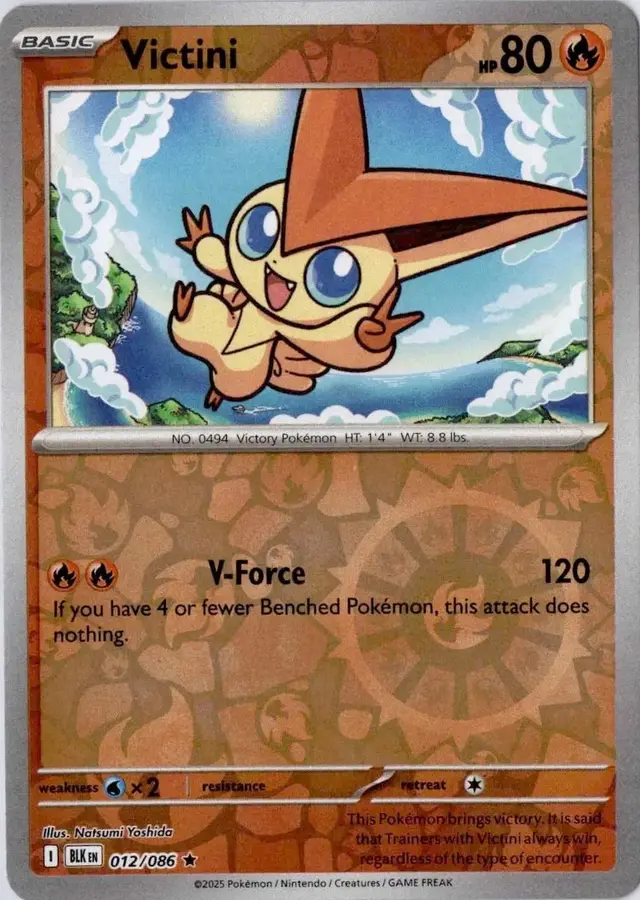 Victini [Reverse] - Pokemon Black Bolt #12