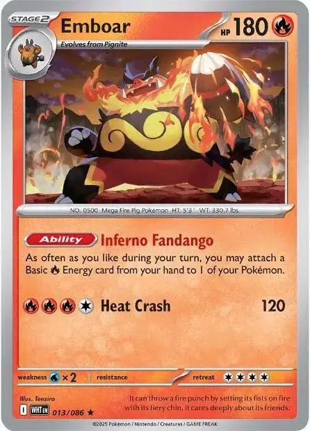 Emboar - Pokemon White Flare #13