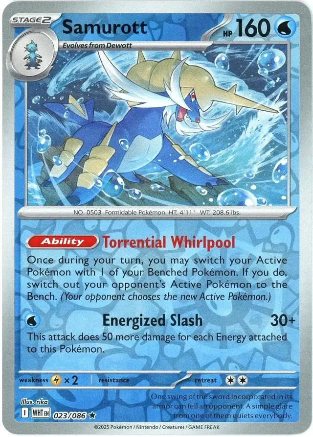 Samurott [Reverse] - Pokemon White Flare #23