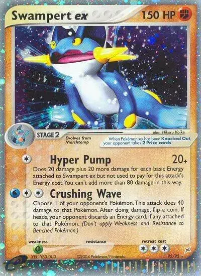 Swampert EX - Pokemon Team Magma & Team Aqua #95
