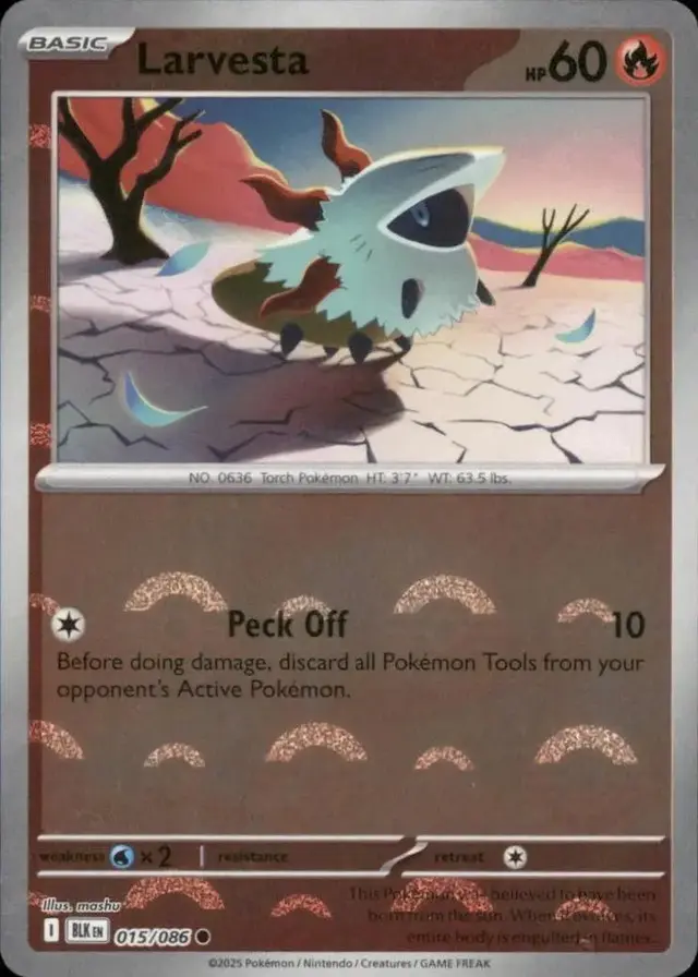 Larvesta [Poke Ball] - Pokemon Black Bolt #15